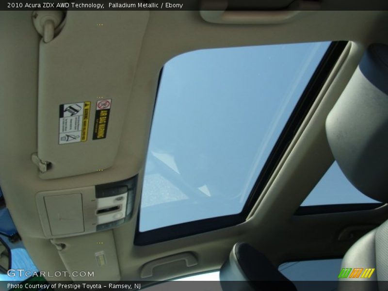 Palladium Metallic / Ebony 2010 Acura ZDX AWD Technology