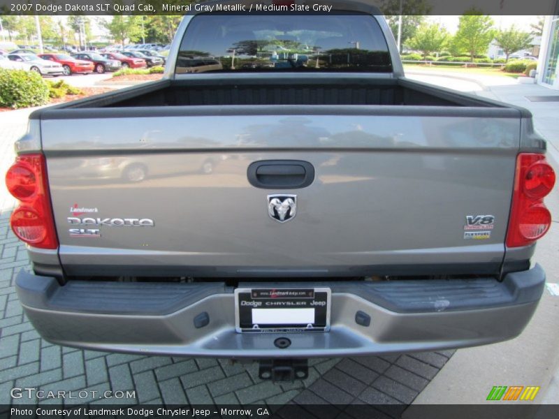 Mineral Gray Metallic / Medium Slate Gray 2007 Dodge Dakota SLT Quad Cab