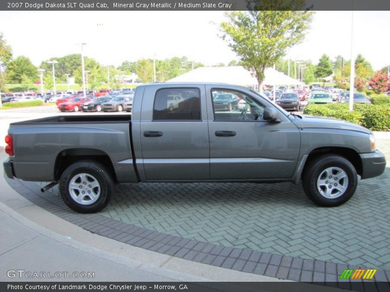 Mineral Gray Metallic / Medium Slate Gray 2007 Dodge Dakota SLT Quad Cab