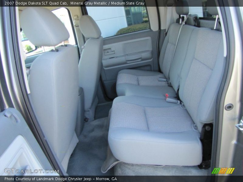 Mineral Gray Metallic / Medium Slate Gray 2007 Dodge Dakota SLT Quad Cab