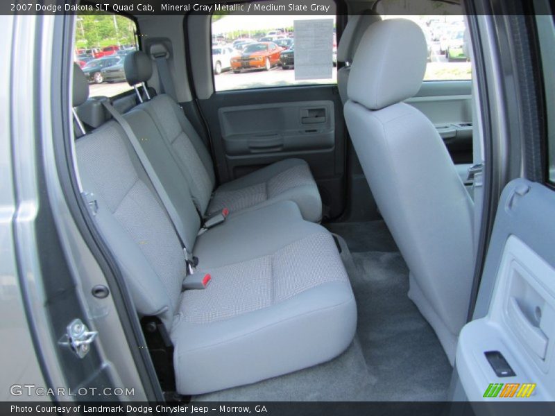 Mineral Gray Metallic / Medium Slate Gray 2007 Dodge Dakota SLT Quad Cab