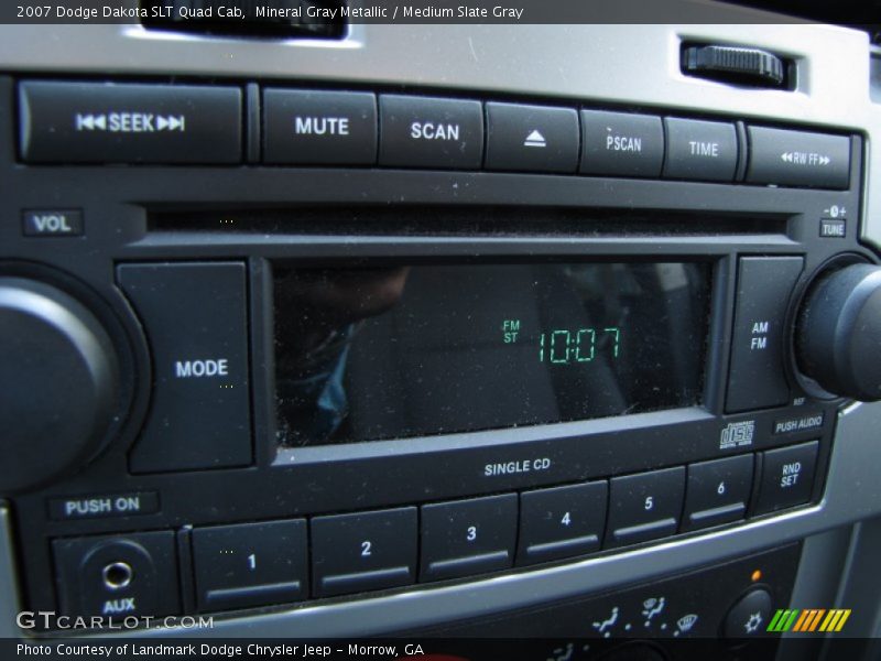 Mineral Gray Metallic / Medium Slate Gray 2007 Dodge Dakota SLT Quad Cab