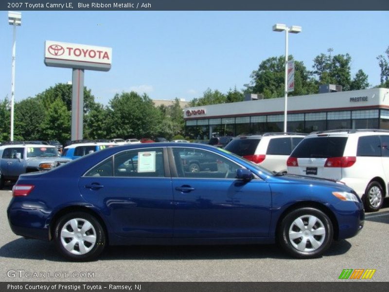 Blue Ribbon Metallic / Ash 2007 Toyota Camry LE