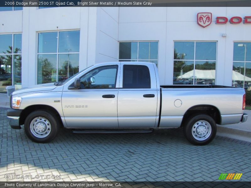 Bright Silver Metallic / Medium Slate Gray 2006 Dodge Ram 2500 ST Quad Cab