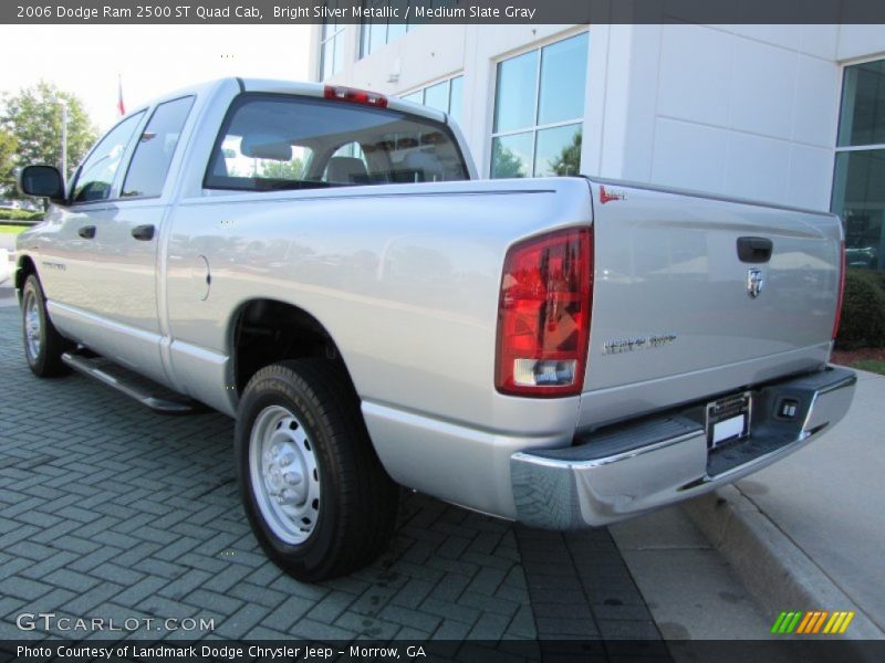 Bright Silver Metallic / Medium Slate Gray 2006 Dodge Ram 2500 ST Quad Cab