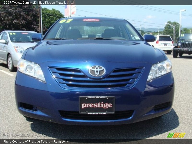 Blue Ribbon Metallic / Ash 2007 Toyota Camry LE