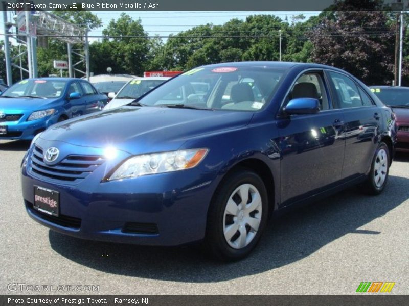 Blue Ribbon Metallic / Ash 2007 Toyota Camry LE