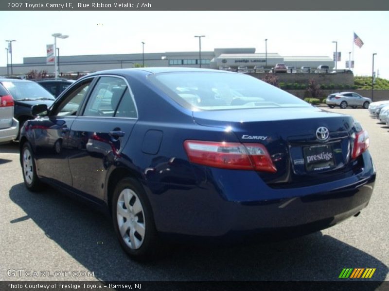 Blue Ribbon Metallic / Ash 2007 Toyota Camry LE