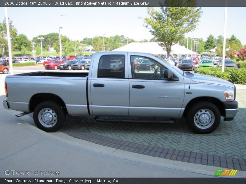 Bright Silver Metallic / Medium Slate Gray 2006 Dodge Ram 2500 ST Quad Cab