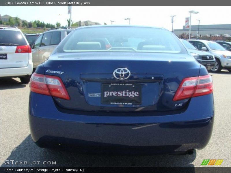Blue Ribbon Metallic / Ash 2007 Toyota Camry LE