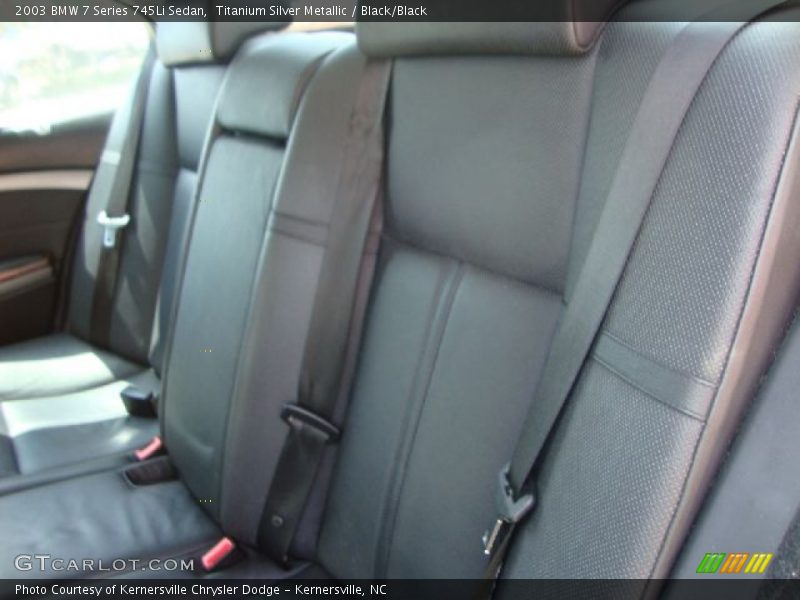 Titanium Silver Metallic / Black/Black 2003 BMW 7 Series 745Li Sedan