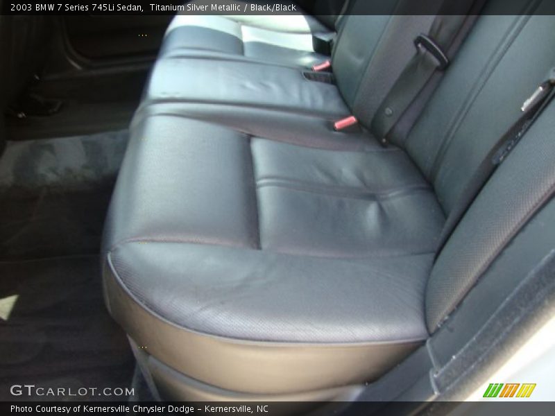 Titanium Silver Metallic / Black/Black 2003 BMW 7 Series 745Li Sedan