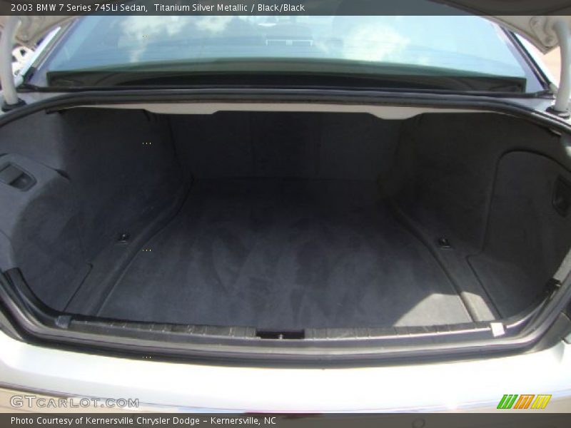 Titanium Silver Metallic / Black/Black 2003 BMW 7 Series 745Li Sedan