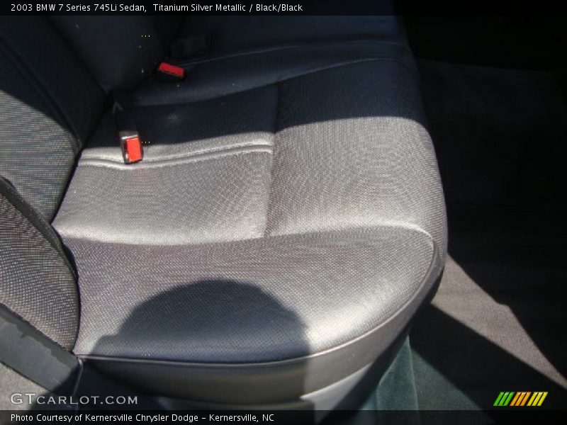 Titanium Silver Metallic / Black/Black 2003 BMW 7 Series 745Li Sedan