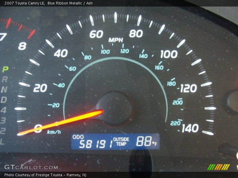 Blue Ribbon Metallic / Ash 2007 Toyota Camry LE