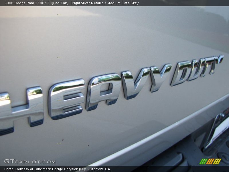 Bright Silver Metallic / Medium Slate Gray 2006 Dodge Ram 2500 ST Quad Cab