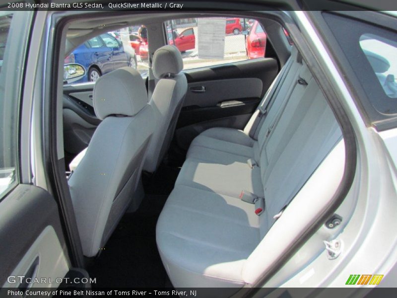 QuickSilver Metallic / Gray 2008 Hyundai Elantra GLS Sedan