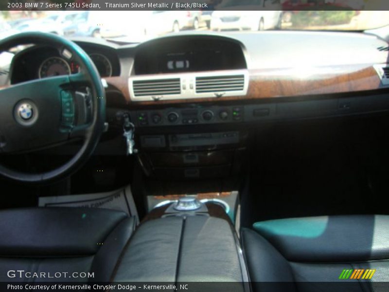 Titanium Silver Metallic / Black/Black 2003 BMW 7 Series 745Li Sedan