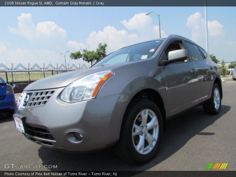 Gotham Gray Metallic / Gray 2008 Nissan Rogue SL AWD