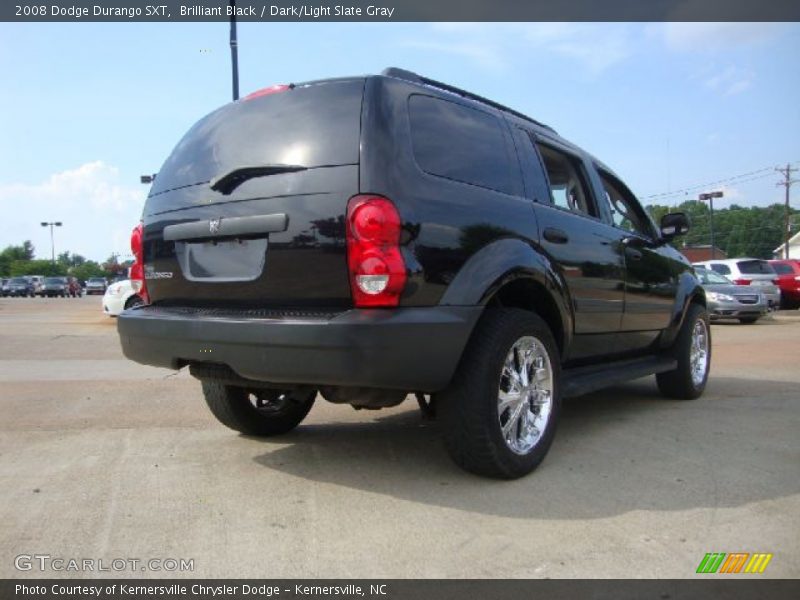 Brilliant Black / Dark/Light Slate Gray 2008 Dodge Durango SXT