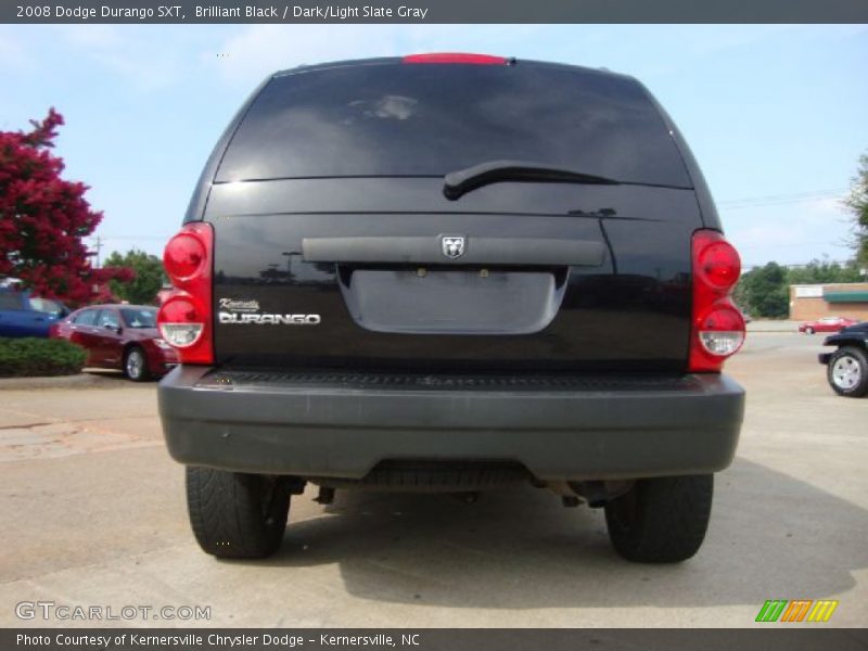 Brilliant Black / Dark/Light Slate Gray 2008 Dodge Durango SXT
