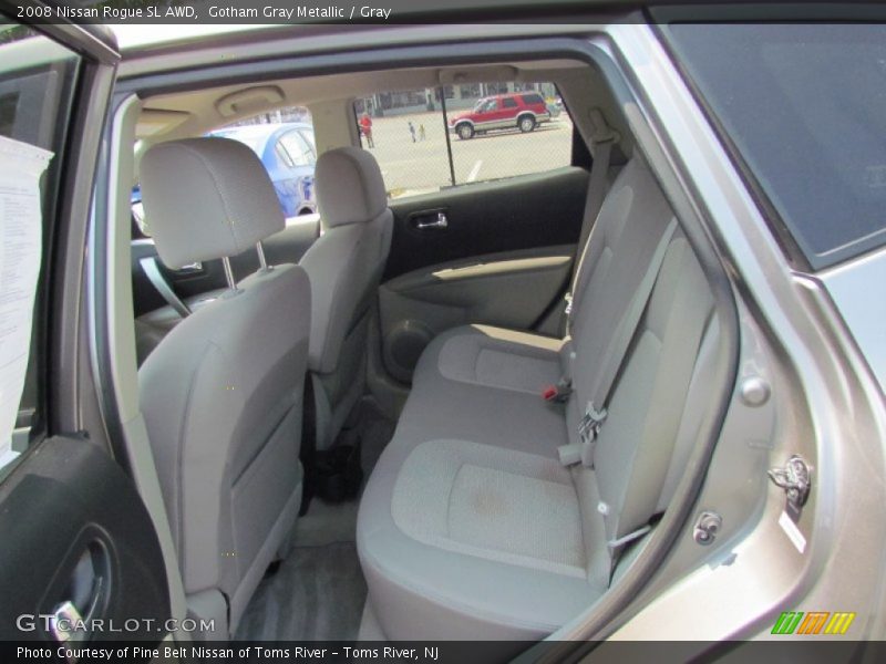 Gotham Gray Metallic / Gray 2008 Nissan Rogue SL AWD