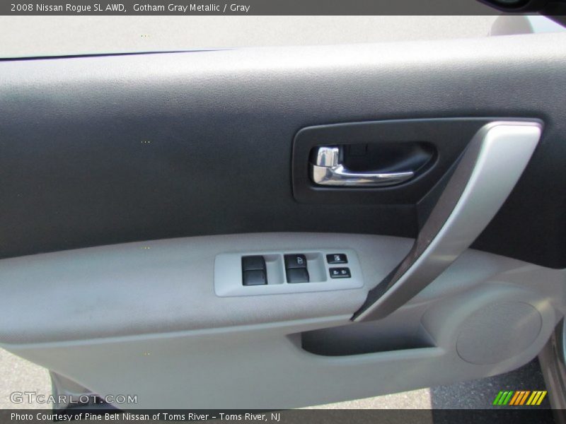 Gotham Gray Metallic / Gray 2008 Nissan Rogue SL AWD