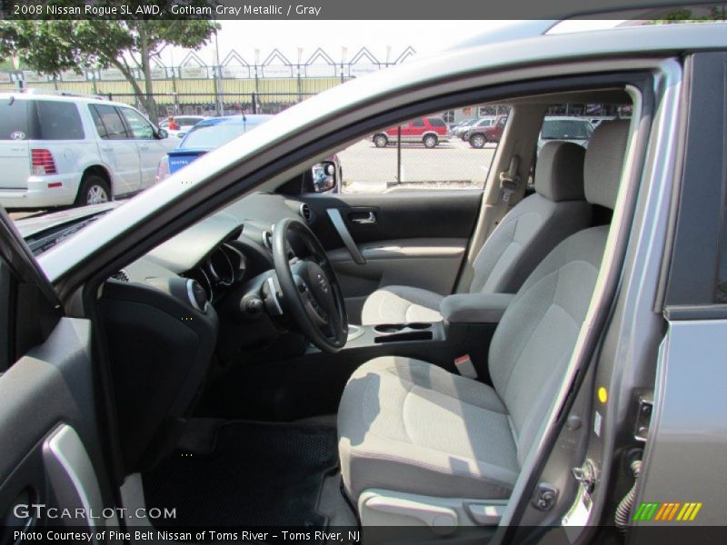 Gotham Gray Metallic / Gray 2008 Nissan Rogue SL AWD
