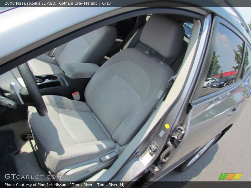 Gotham Gray Metallic / Gray 2008 Nissan Rogue SL AWD