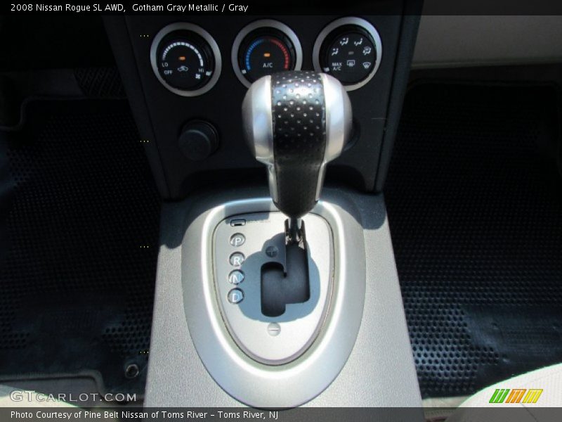 Gotham Gray Metallic / Gray 2008 Nissan Rogue SL AWD