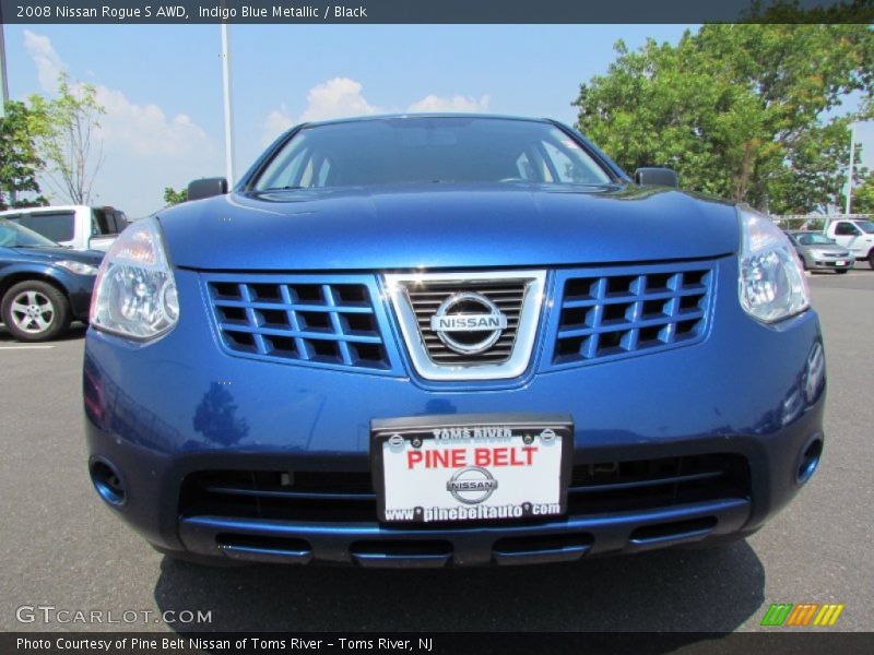 Indigo Blue Metallic / Black 2008 Nissan Rogue S AWD