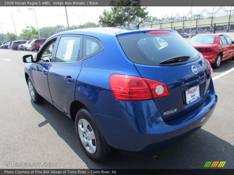 Indigo Blue Metallic / Black 2008 Nissan Rogue S AWD