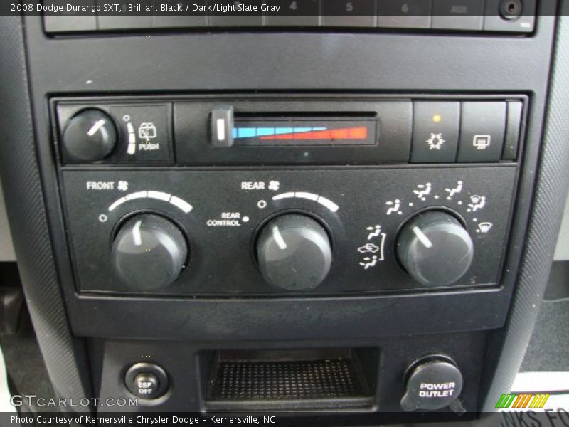 Brilliant Black / Dark/Light Slate Gray 2008 Dodge Durango SXT