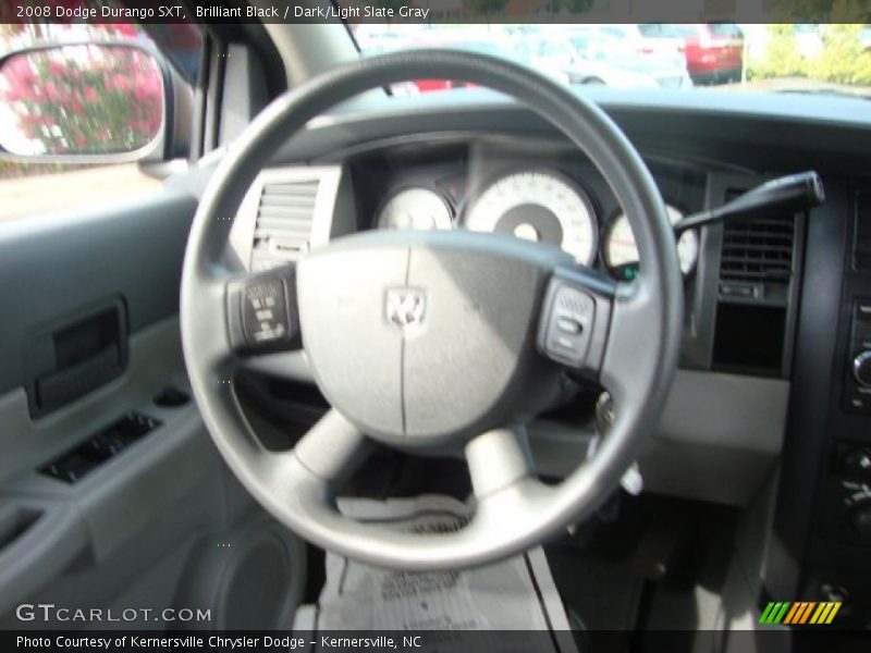 Brilliant Black / Dark/Light Slate Gray 2008 Dodge Durango SXT