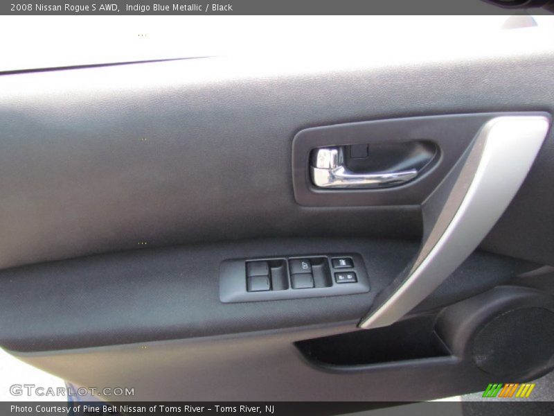 Indigo Blue Metallic / Black 2008 Nissan Rogue S AWD