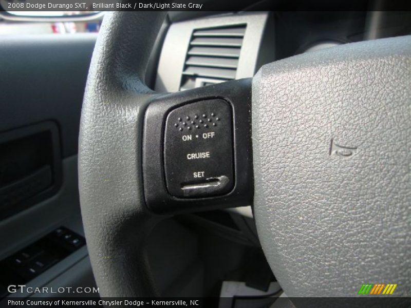 Brilliant Black / Dark/Light Slate Gray 2008 Dodge Durango SXT