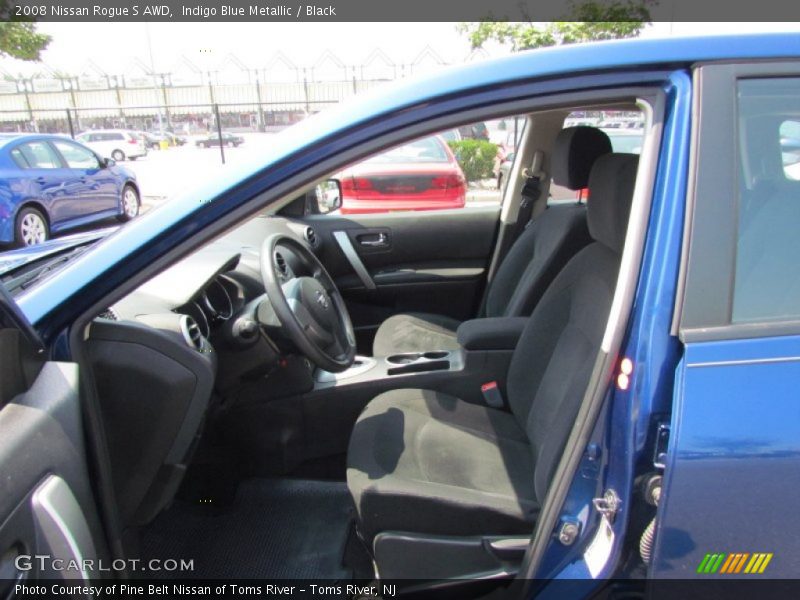 Indigo Blue Metallic / Black 2008 Nissan Rogue S AWD
