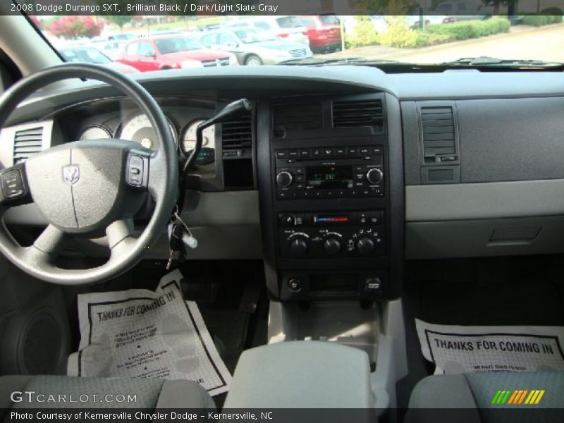 Brilliant Black / Dark/Light Slate Gray 2008 Dodge Durango SXT