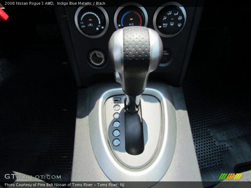 Indigo Blue Metallic / Black 2008 Nissan Rogue S AWD