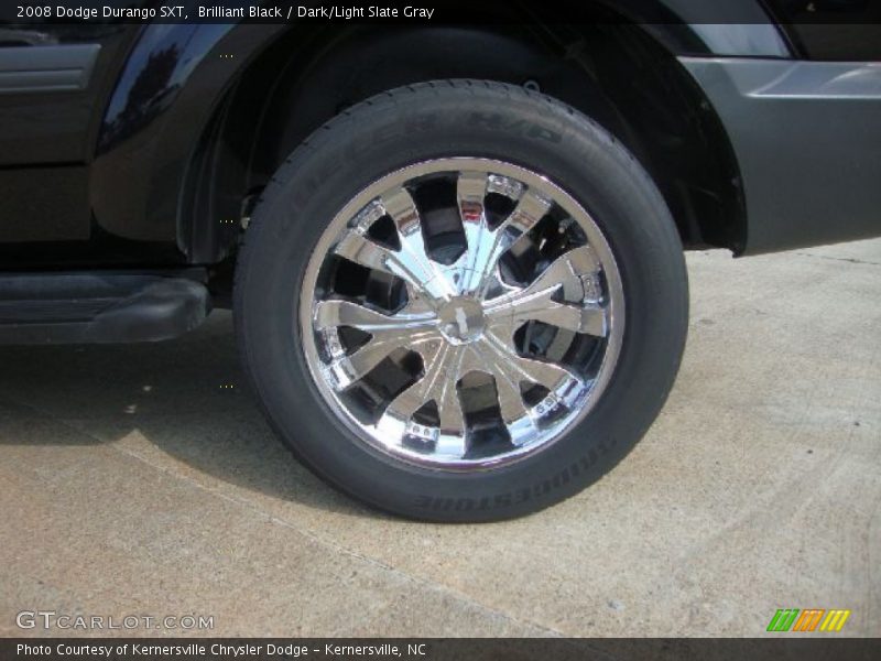 Brilliant Black / Dark/Light Slate Gray 2008 Dodge Durango SXT