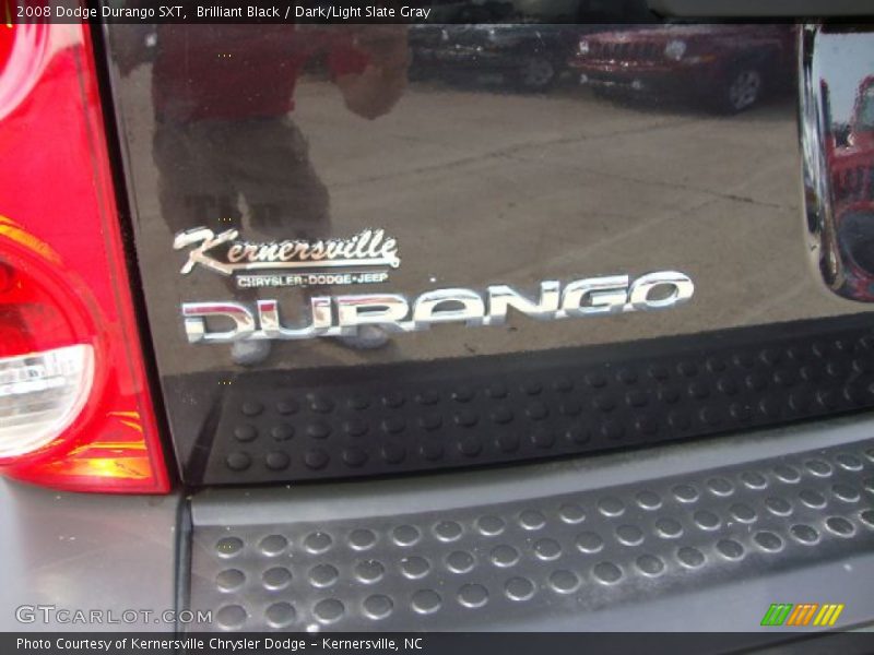 Brilliant Black / Dark/Light Slate Gray 2008 Dodge Durango SXT