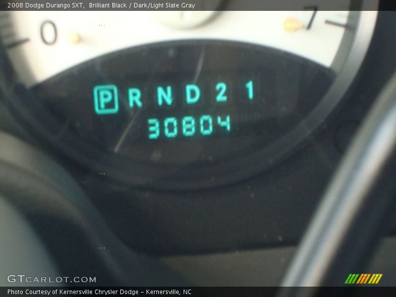 Brilliant Black / Dark/Light Slate Gray 2008 Dodge Durango SXT