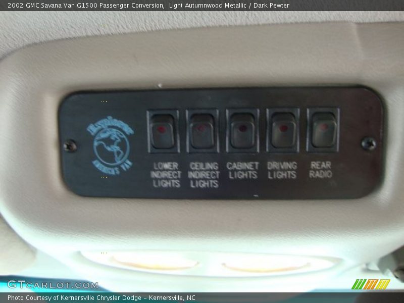 Light Autumnwood Metallic / Dark Pewter 2002 GMC Savana Van G1500 Passenger Conversion