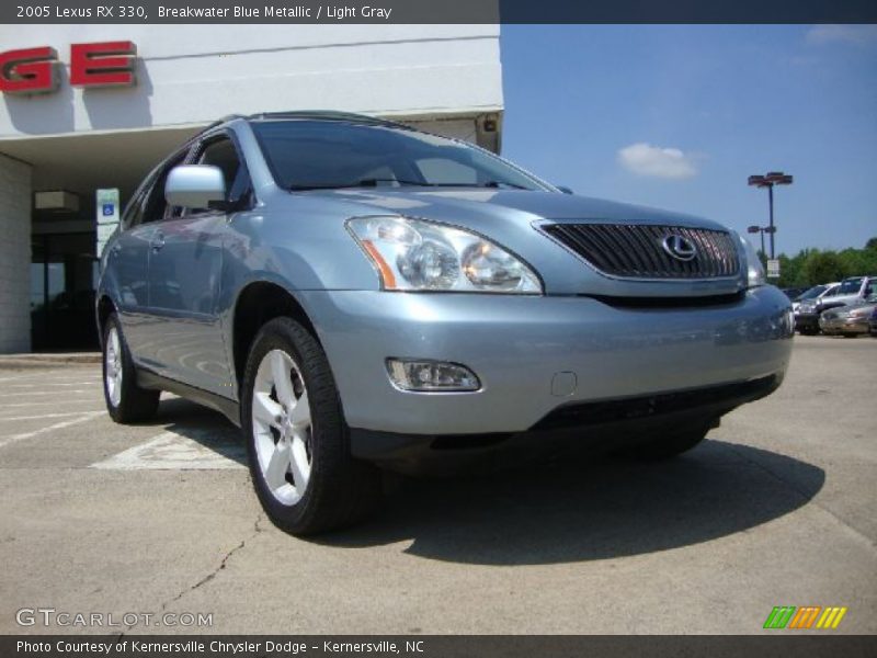 Breakwater Blue Metallic / Light Gray 2005 Lexus RX 330