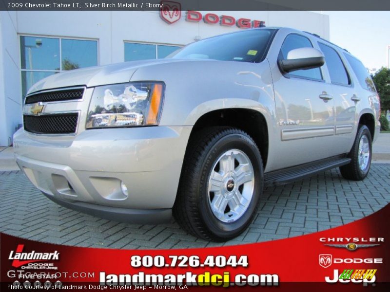 Silver Birch Metallic / Ebony 2009 Chevrolet Tahoe LT
