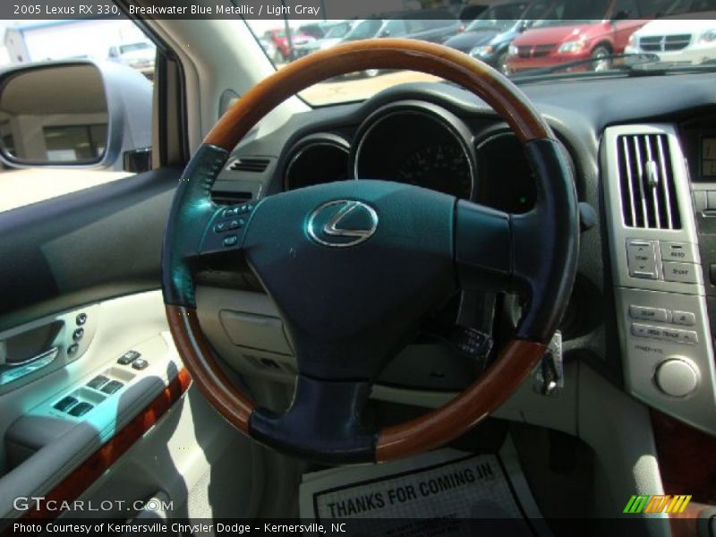 Breakwater Blue Metallic / Light Gray 2005 Lexus RX 330