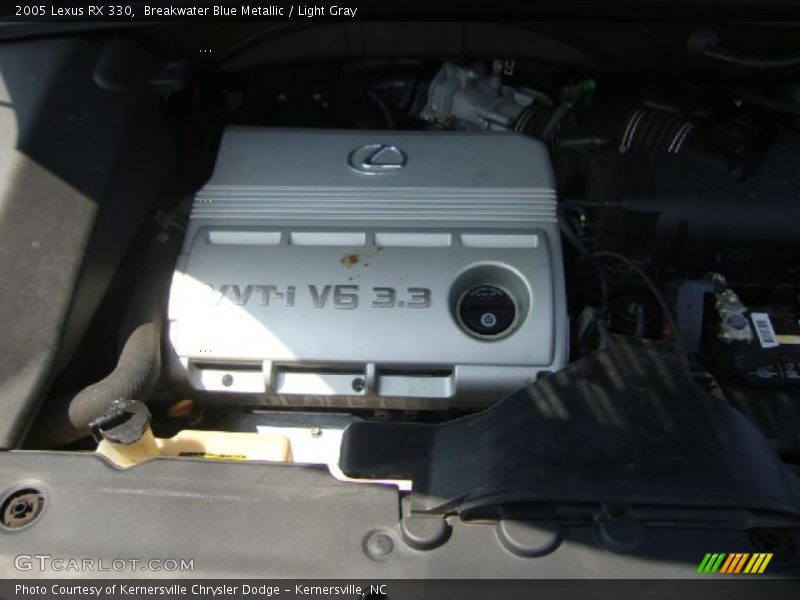 Breakwater Blue Metallic / Light Gray 2005 Lexus RX 330