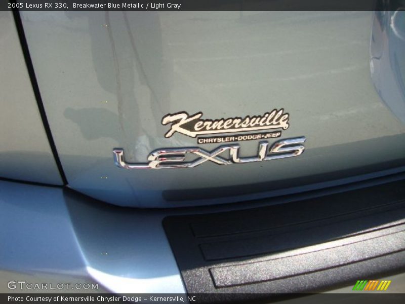 Breakwater Blue Metallic / Light Gray 2005 Lexus RX 330