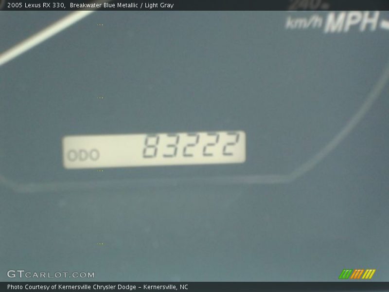 Breakwater Blue Metallic / Light Gray 2005 Lexus RX 330