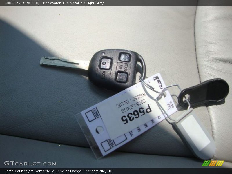 Breakwater Blue Metallic / Light Gray 2005 Lexus RX 330